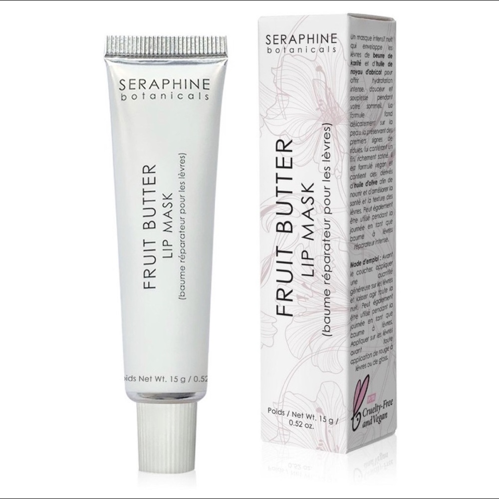 Seraphine Botanicals fruit butter lip mask